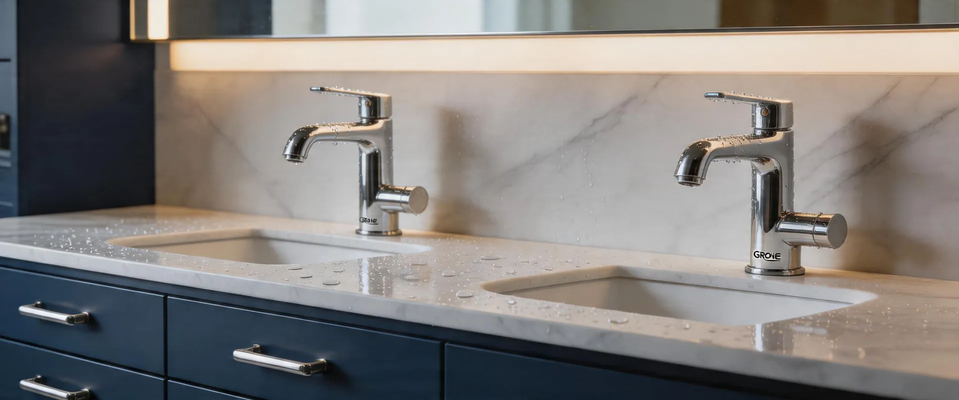 Grohe premium water fixtures — shower systems, kitchen faucets and bathroom solutions