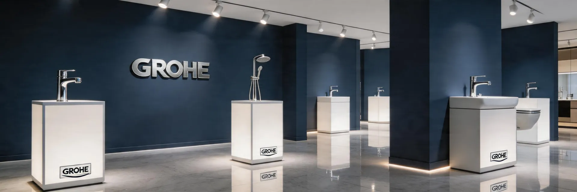 Grohe authorized showroom — experience premium water fixtures in person